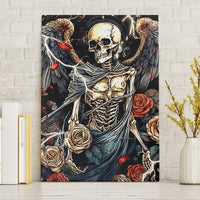 Angel Skull Canvas Wall Art Sometimes An Angel Sometimes A Hellraiser - Wonder Print Shop
