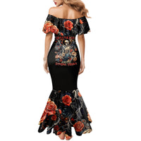 Angel Skull Family Matching Mermaid Dress and Hawaiian Shirt Sometimes An Angel Sometimes A Hellraiser - Wonder Print Shop