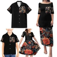 Angel Skull Family Matching Puletasi and Hawaiian Shirt Sometimes An Angel Sometimes A Hellraiser - Wonder Print Shop