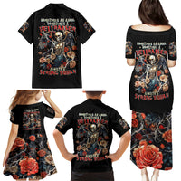 Angel Skull Family Matching Puletasi and Hawaiian Shirt Sometimes An Angel Sometimes A Hellraiser - Wonder Print Shop