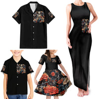 Angel Skull Family Matching Tank Maxi Dress and Hawaiian Shirt Sometimes An Angel Sometimes A Hellraiser - Wonder Print Shop