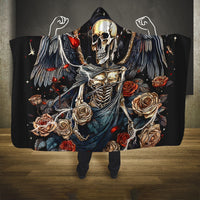 Angel Skull Hooded Blanket Sometimes An Angel Sometimes A Hellraiser