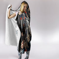 Angel Skull Hooded Blanket Sometimes An Angel Sometimes A Hellraiser