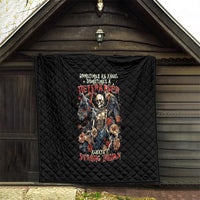 Angel Skull Quilt Sometimes An Angel Sometimes A Hellraiser - Wonder Print Shop