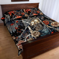 Angel Skull Quilt Bed Set Sometimes An Angel Sometimes A Hellraiser - Wonder Print Shop