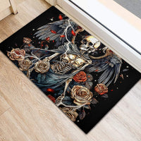 Angel Skull Rubber Doormat Sometimes An Angel Sometimes A Hellraiser - Wonder Print Shop