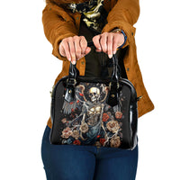 Angel Skull Shoulder Handbag Sometimes An Angel Sometimes A Hellraiser