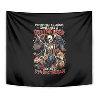 Angel Skull Tapestry Sometimes An Angel Sometimes A Hellraiser - Wonder Print Shop