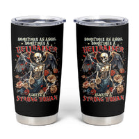 Angel Skull Tumbler Cup Sometimes An Angel Sometimes A Hellraiser - Wonder Print Shop