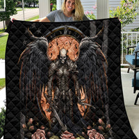 Warrior Skull Quilt Warriors Are The One Who Always Fight - Wonder Print Shop