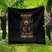 Warrior Skull Quilt Warriors Are The One Who Always Fight - Wonder Print Shop