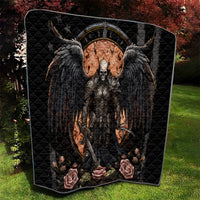 Warrior Skull Quilt Warriors Are The One Who Always Fight - Wonder Print Shop