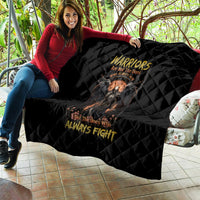 Warrior Skull Quilt Warriors Are The One Who Always Fight - Wonder Print Shop