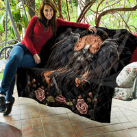 Warrior Skull Quilt Warriors Are The One Who Always Fight - Wonder Print Shop