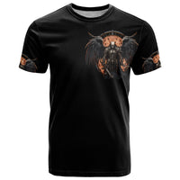Warrior Skull T Shirt Warriors Are The One Who Always Fight - Wonder Print Shop