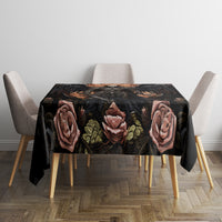 Warrior Skull Tablecloth Warriors Are The One Who Always Fight - Wonder Print Shop