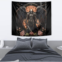 Warrior Skull Tapestry Warriors Are The One Who Always Fight - Wonder Print Shop