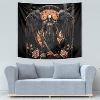 Warrior Skull Tapestry Warriors Are The One Who Always Fight - Wonder Print Shop