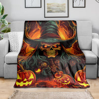 Witch Skull Blanket Witches With Hitches