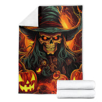 Witch Skull Blanket Witches With Hitches