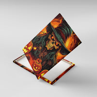 Witch Skull Canvas Wall Art Witches With Hitches - Wonder Print Shop