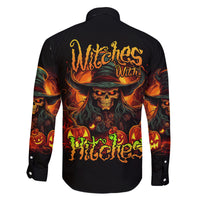Witch Skull Family Matching Summer Maxi Dress and Hawaiian Shirt Witches With Hitches - Wonder Print Shop