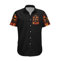 Witch Skull Hawaiian Shirt Witches With Hitches - Wonder Print Shop