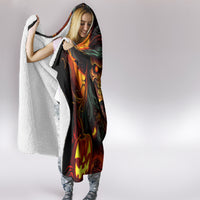 Witch Skull Hooded Blanket Witches With Hitches