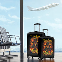 Witch Skull Luggage Cover Witches With Hitches - Wonder Print Shop