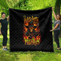 Witch Skull Quilt Witches With Hitches - Wonder Print Shop