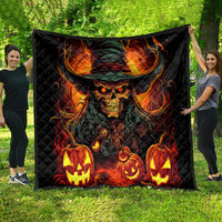 Witch Skull Quilt Witches With Hitches - Wonder Print Shop
