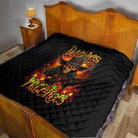 Witch Skull Quilt Witches With Hitches - Wonder Print Shop