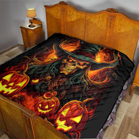 Witch Skull Quilt Witches With Hitches - Wonder Print Shop
