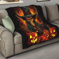 Witch Skull Quilt Witches With Hitches - Wonder Print Shop