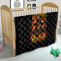 Witch Skull Quilt Witches With Hitches - Wonder Print Shop