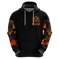 Witch Skull Zip Hoodie Witches With Hitches - Wonder Print Shop