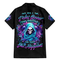 Fairy Skull Family Matching Mermaid Dress and Hawaiian Shirt Once Upon A Time I Was Sweet And Innocent And Then Shit Happens - Wonder Print Shop