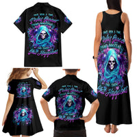 Fairy Skull Family Matching Tank Maxi Dress and Hawaiian Shirt Once Upon A Time I Was Sweet And Innocent And Then Shit Happens - Wonder Print Shop