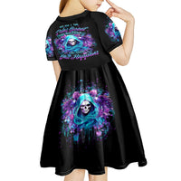 Fairy Skull Kid Short Sleeve Dress Once Upon A Time I Was Sweet And Innocent And Then Shit Happens - Wonder Print Shop