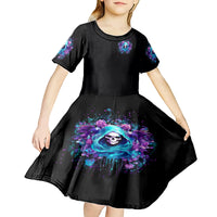 Fairy Skull Kid Short Sleeve Dress Once Upon A Time I Was Sweet And Innocent And Then Shit Happens - Wonder Print Shop