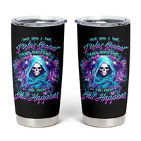 Fairy Skull Tumbler Cup Once Upon A Time I Was Sweet And Innocent And Then Shit Happens - Wonder Print Shop