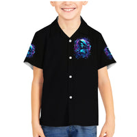 Witch Skull Family Matching Mermaid Dress and Hawaiian Shirt I Was Born With My Heart On My Sleeve A Fire In My Soul And Amout Can't Control - Wonder Print Shop