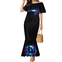 Witch Skull Mermaid Dress I Was Born With My Heart On My Sleeve A Fire In My Soul And Amout Can't Control - Wonder Print Shop