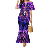 Sunflower Skull Mermaid Dress The Good Girl In Me Got Tired Of The Bullshit - Wonder Print Shop