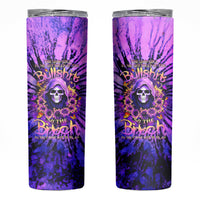 Sunflower Skull Skinny Tumbler The Good Girl In Me Got Tired Of The Bullshit - Wonder Print Shop