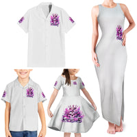 Rose Skull Family Matching Tank Maxi Dress and Hawaiian Shirt Queen Skull - Wonder Print Shop