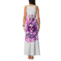 Rose Skull Family Matching Tank Maxi Dress and Hawaiian Shirt Queen Skull - Wonder Print Shop