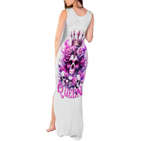 Rose Skull Tank Maxi Dress Queen Skull - Wonder Print Shop
