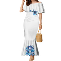 Rose Skull Family Matching Mermaid Dress and Hawaiian Shirt King Skull - Wonder Print Shop