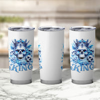 Rose Skull Tumbler Cup King Skull - Wonder Print Shop